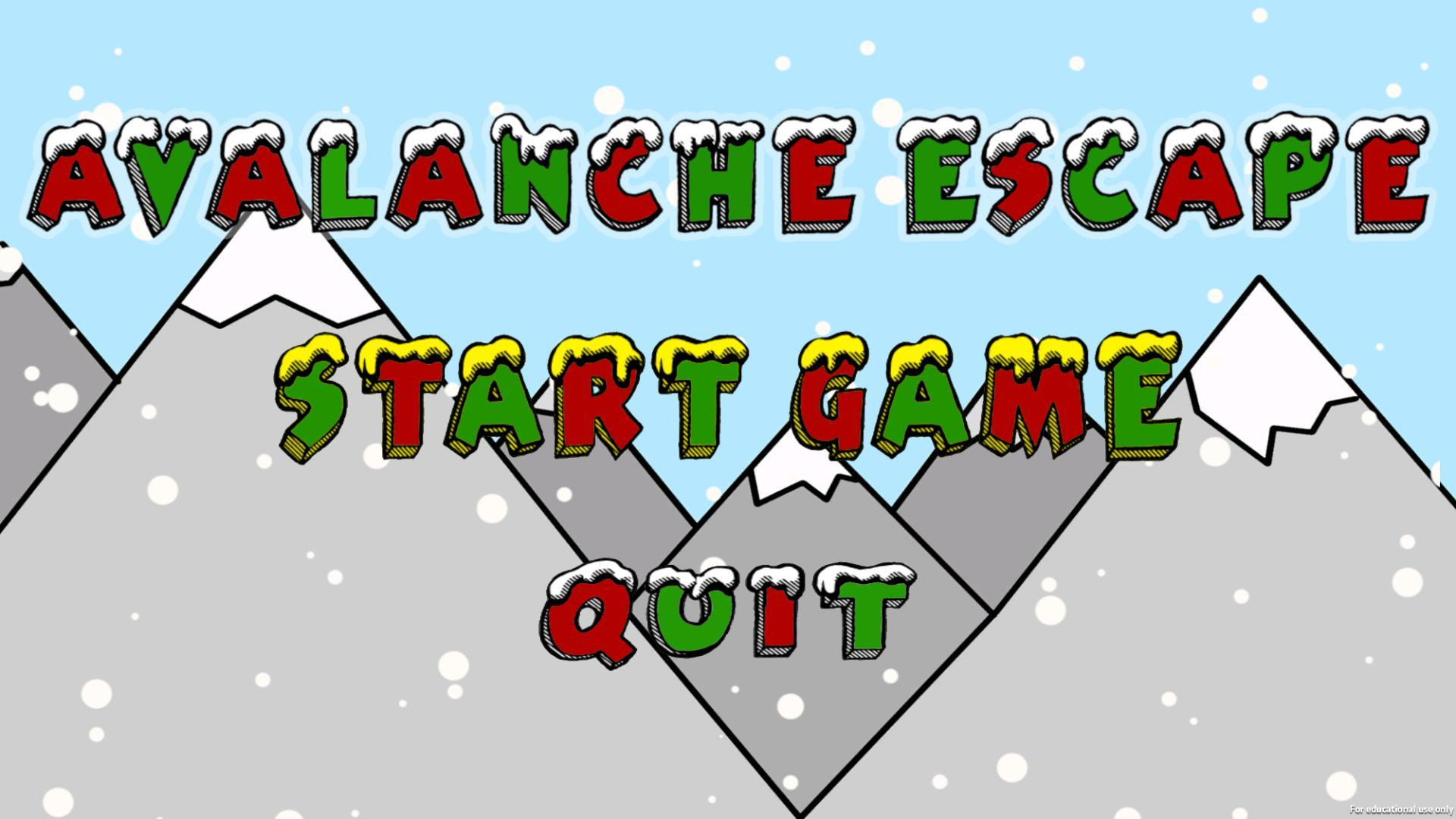 Avalanche Escape (itch) Avalanche Escape (itch)