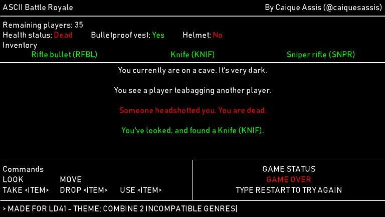 ASCII Battle Royale (itch)