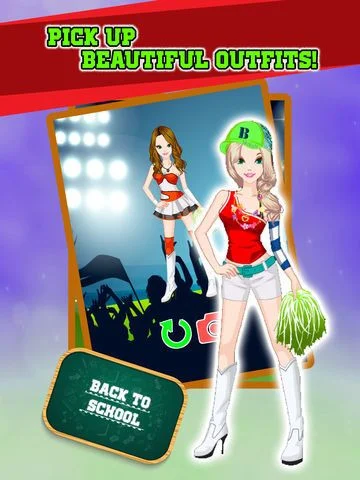 CHEERLEADER STAR - High School Fashion Life Dress-up Makeover Story Free Game