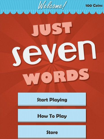 Just Seven Words - Free Word Association Game and Fun Addictive Word Game with Little Words