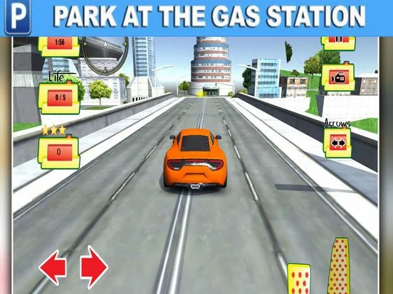 Gas Station Car Driving Gas Station Car Driving