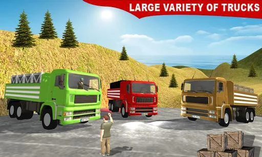 Indonesian Cargo Truck Driver Indonesian Cargo Truck Driver