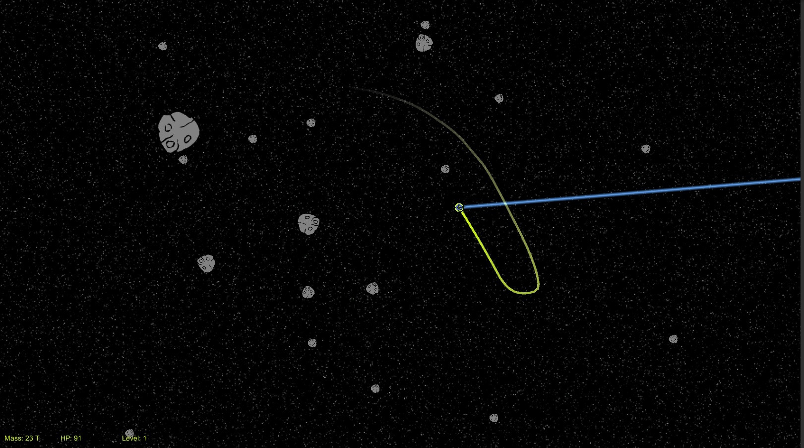 Asteroid gravity - LD40 (itch) Asteroid gravity - LD40 (itch)