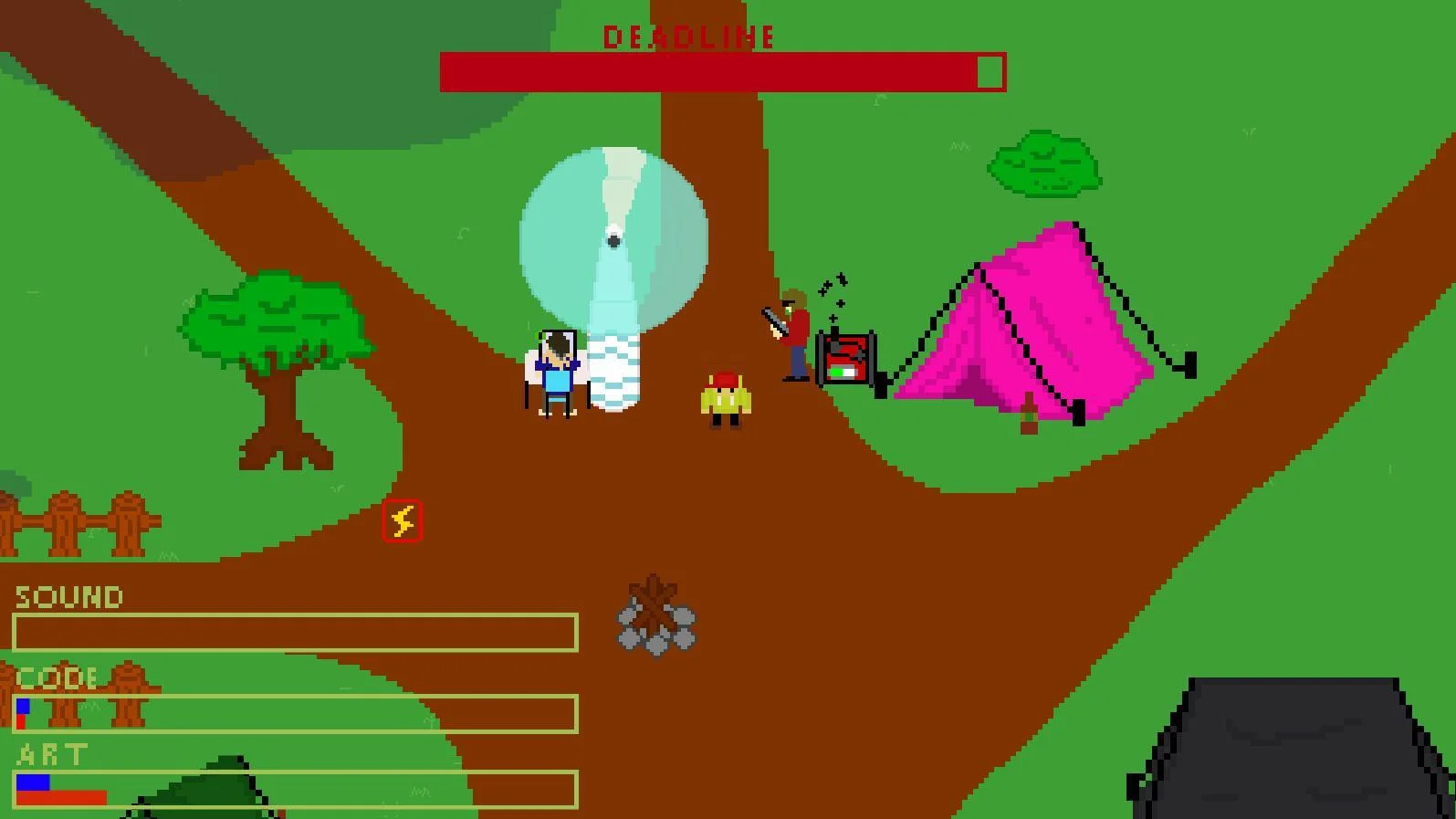 We Made A Game While Camping (itch)