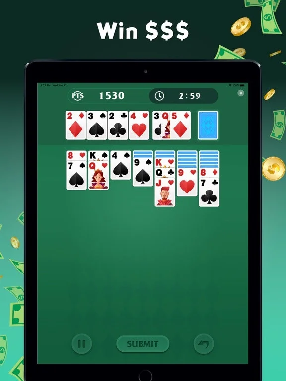 Solitaire Win!!!
