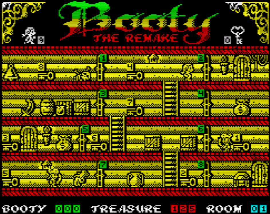 BOOTY (ZX SPECTRUM 128/+2/+3) (itch)