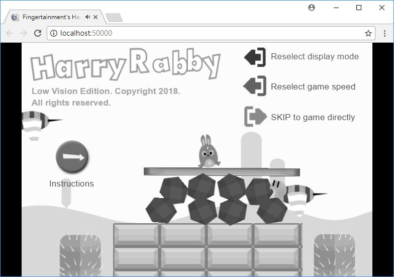 HarryRabby2 (with Low Vision support) (itch)