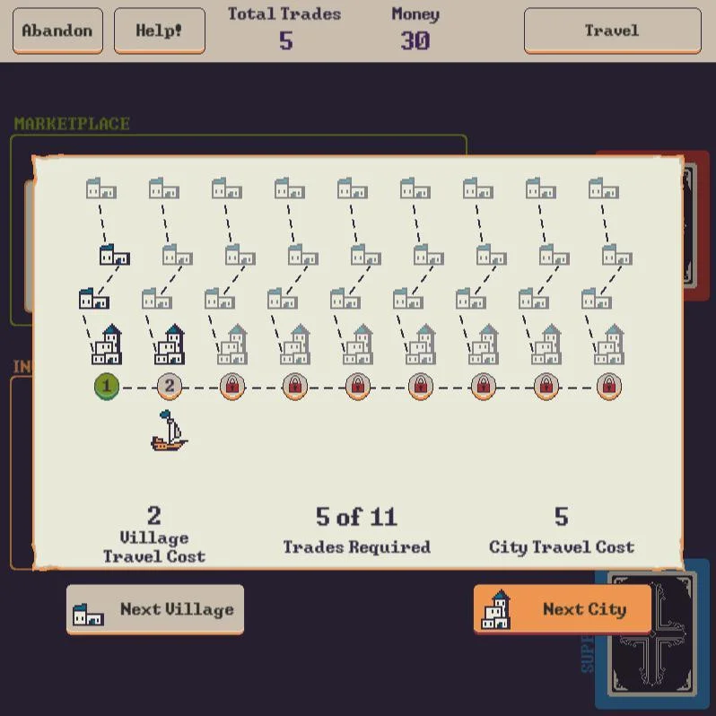 A Merchant's Adventure - LD45 (itch, sharbelfs) A Merchant's Adventure - LD45 (itch, sharbelfs)