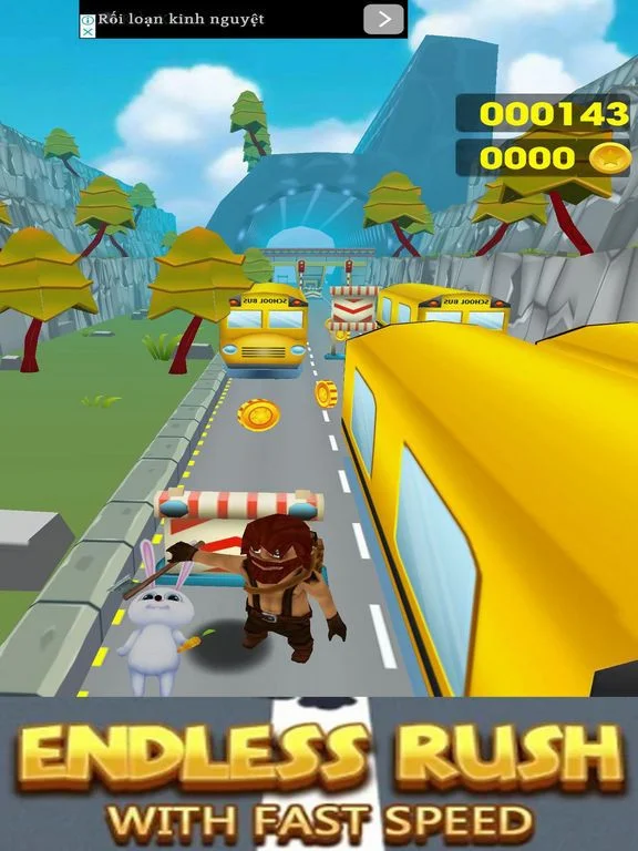 Bunny Crazy Run And Jump