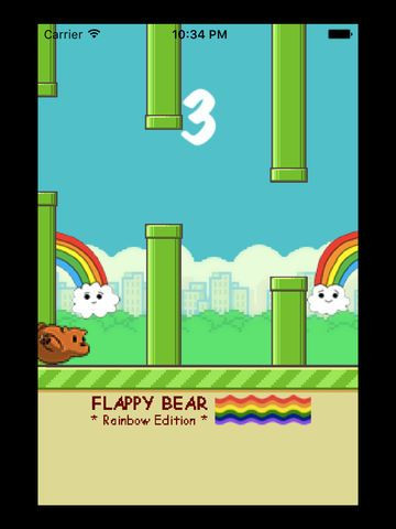 Flappy Bear - Rainbow Edition Flappy Bear - Rainbow Edition