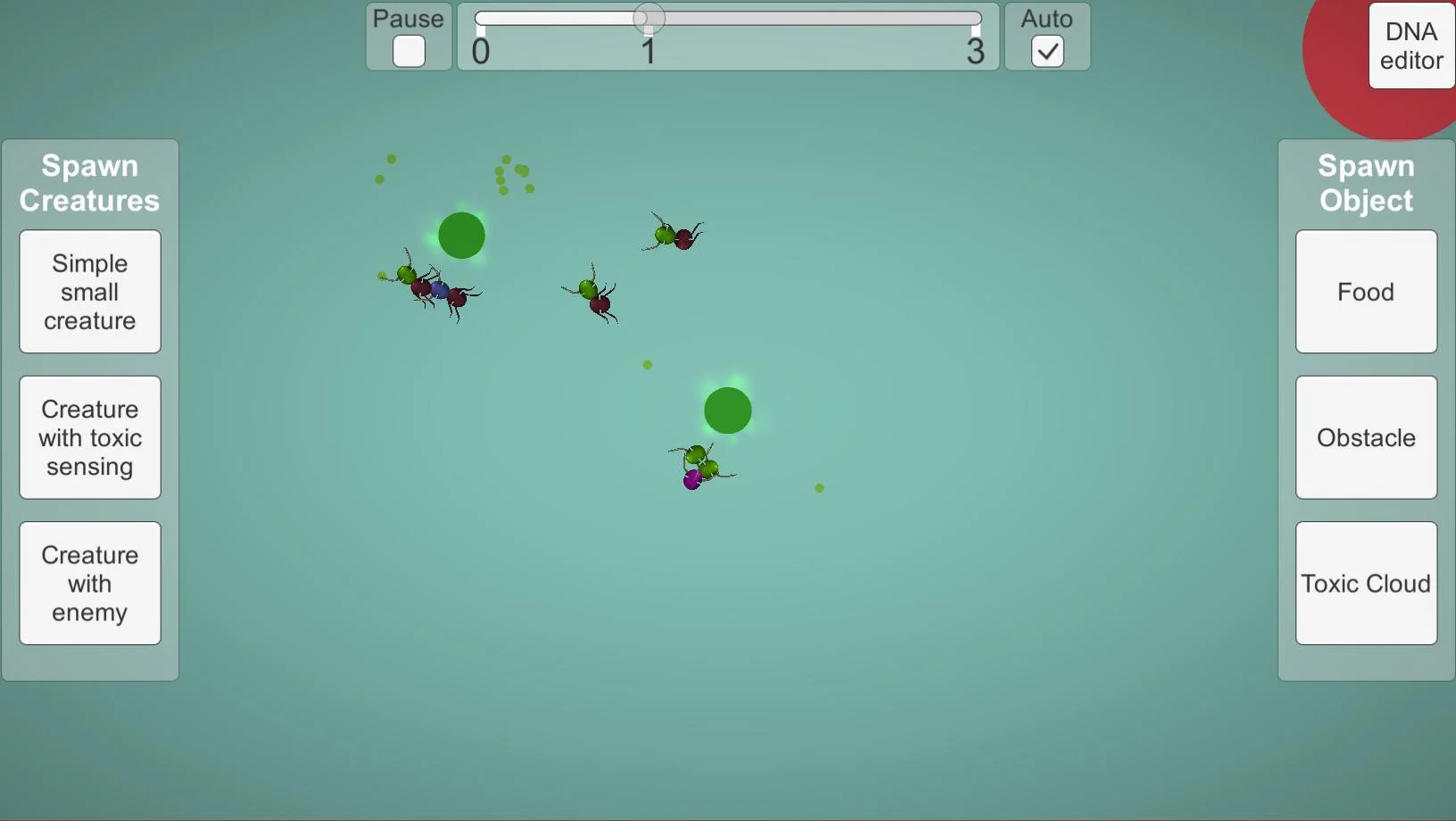 Evolution sandbox (itch)