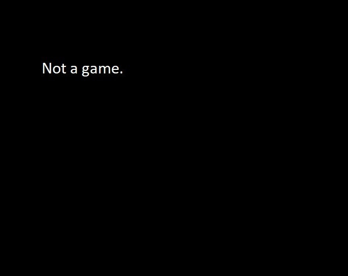 Not A Game (itch) Not A Game (itch)