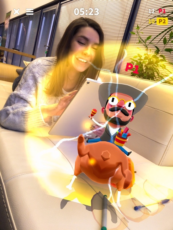 Flippy Friends Fruit Crush AR