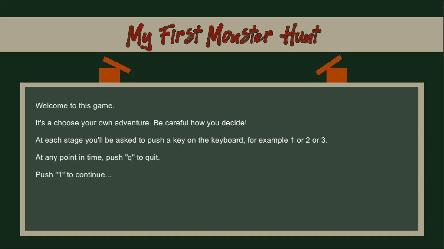 My First Monster Hunt (itch) My First Monster Hunt (itch)