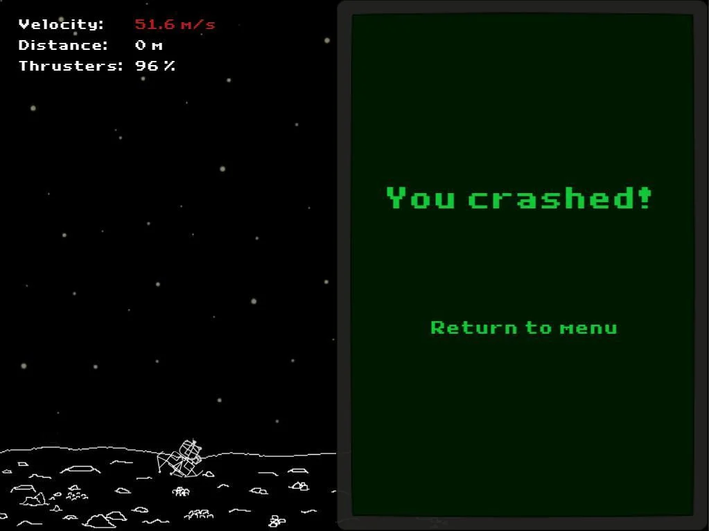 Lunar Lander Lunacy (LD #41) (itch)
