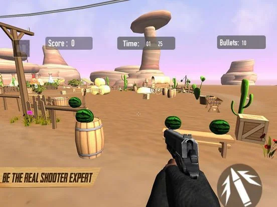 Real Gun Shoot - Fruit Target Real Gun Shoot - Fruit Target