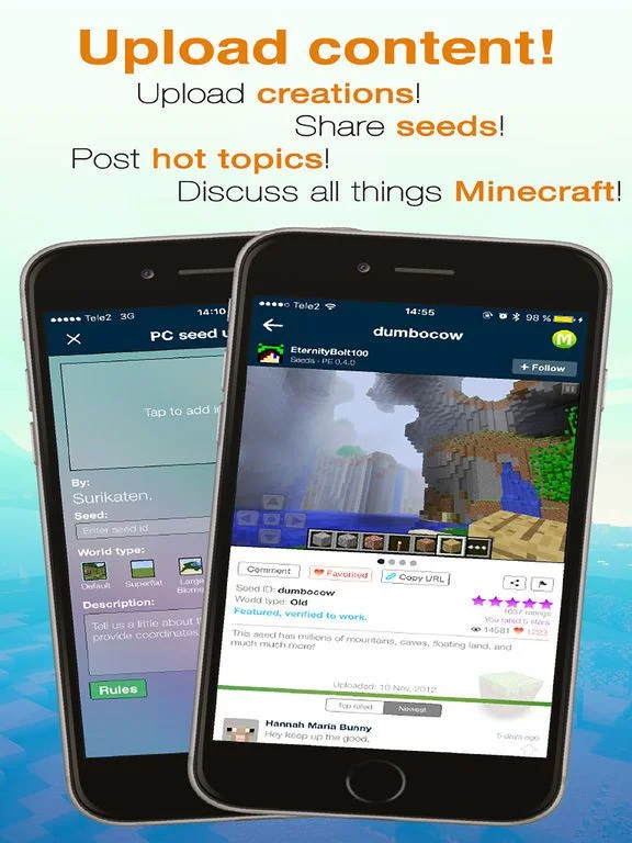 Seeds Lite For Minecraft - Server, Skin, Community Seeds Lite For Minecraft - Server, Skin, Community