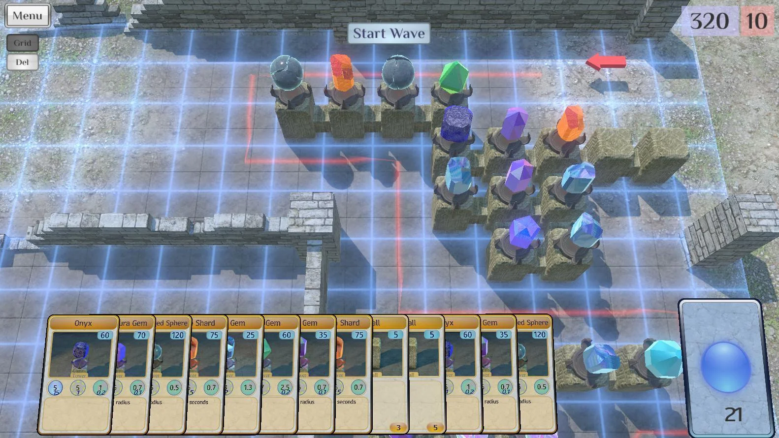 Рецензии Arcane Defense (unfinished) (itch)
