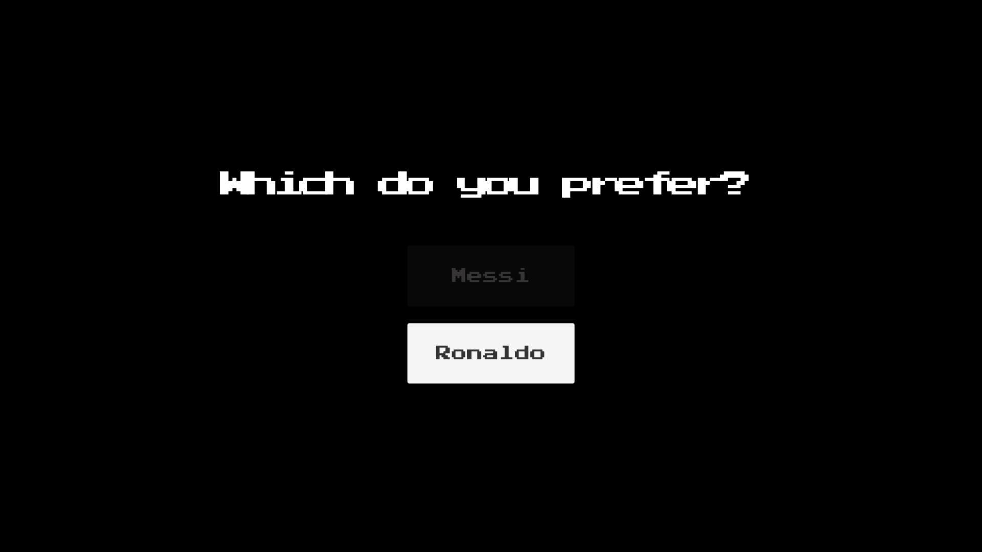 Рецензии WhichDoYouPrefer (itch)