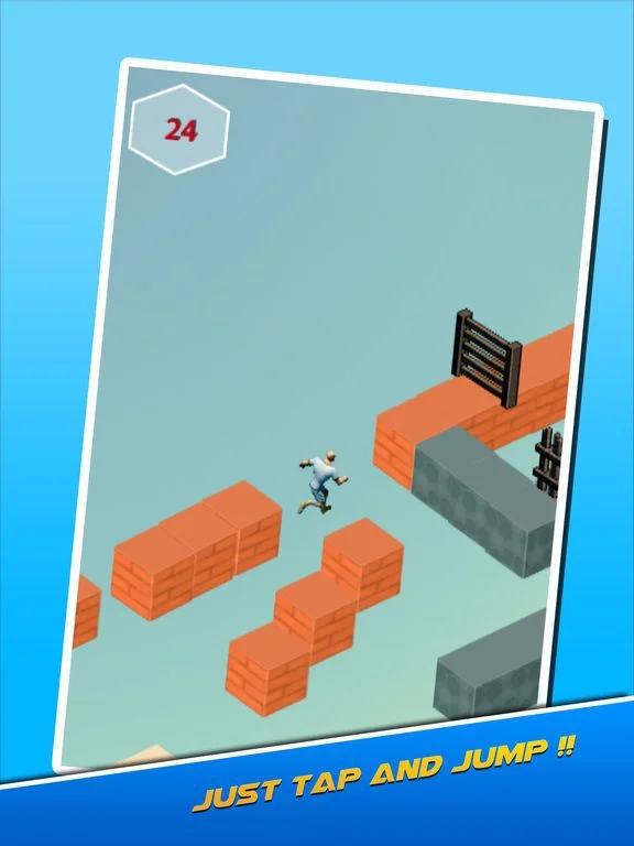 Running Man Jump - Can You Challenge Jumper Hurdle Game