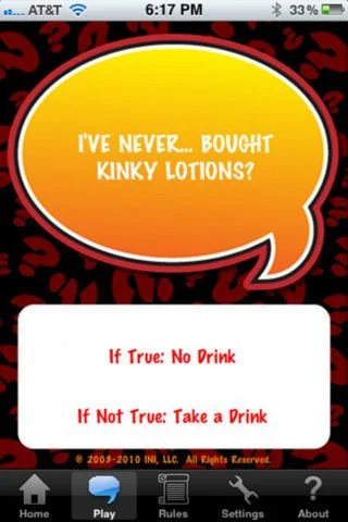 I've Never Drinking Game 21+ I've Never Drinking Game 21+