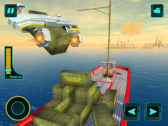 Tourist Futuristic Flying Car Tourist Futuristic Flying Car