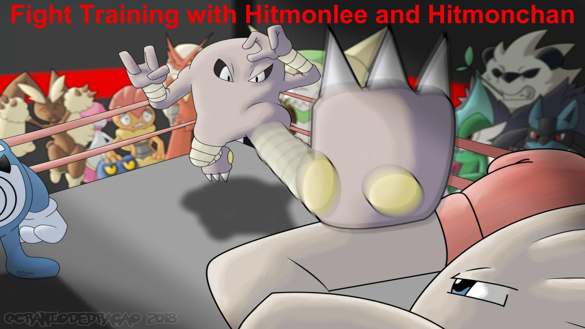 Fight Training with Hitmonlee and Hitmonchan (itch) Fight Training with Hitmonlee and Hitmonchan (itch)
