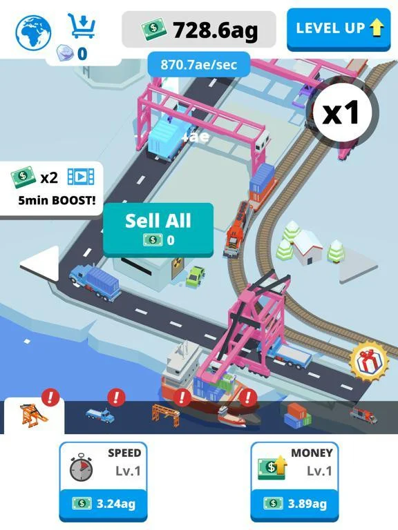 Idle Port Tycoon
