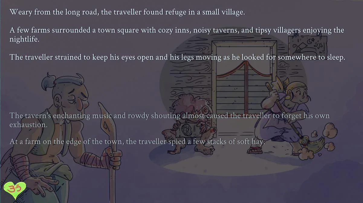 Рецензии The Traveller and the Mountain (itch)