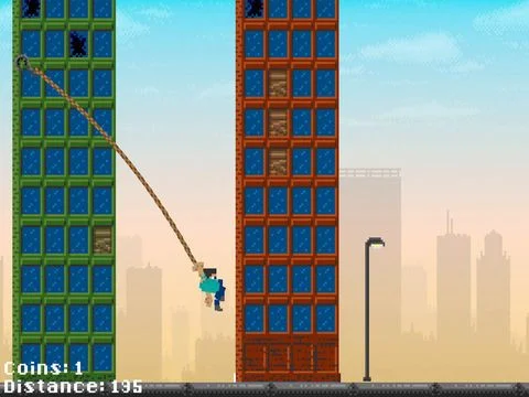 Pixel Hero Rope'N'Fly - Flappy Game Pixel Hero Rope'N'Fly - Flappy Game