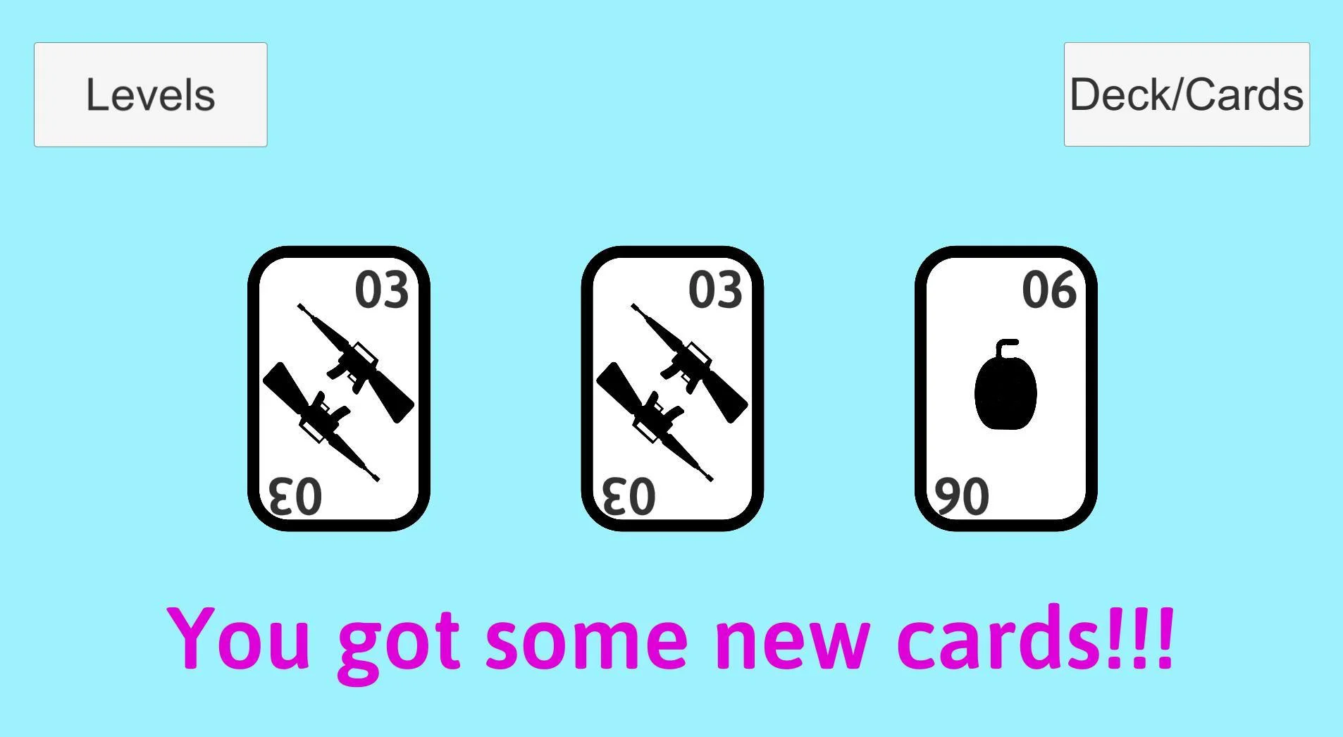 The Magical Caster Card Gun (itch)