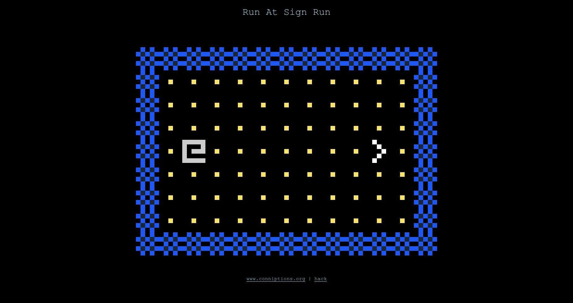 Run At Sign Run (itch)