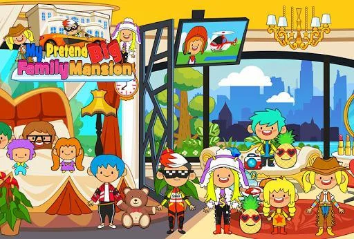 Новости о My Pretend Family Mansion - Big Friends Dollhouse