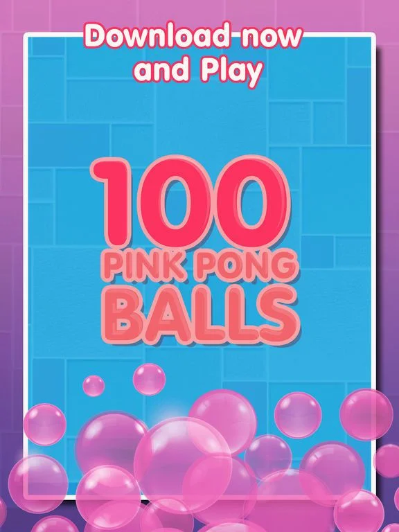 100 Pink Pong Balls