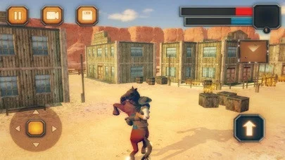 Wild West Cowboy-Rodeo Horse