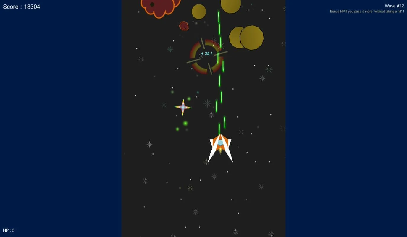 2D Space Shooter thingy - (Not) my first game (itch) 2D Space Shooter thingy - (Not) my first game (itch)