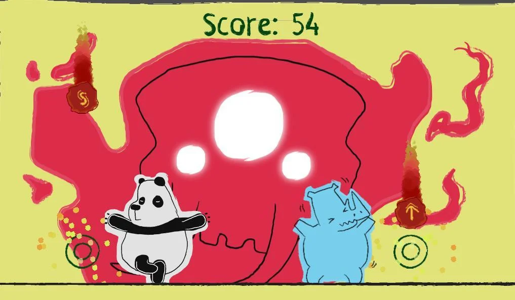 Panda and Rhyno (itch)