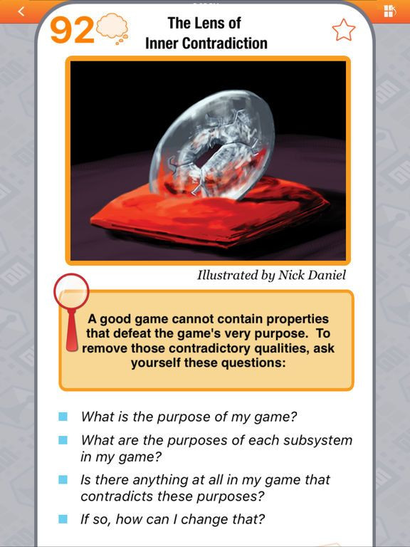 The Art of Game Design: a Deck of Lenses The Art of Game Design: a Deck of Lenses