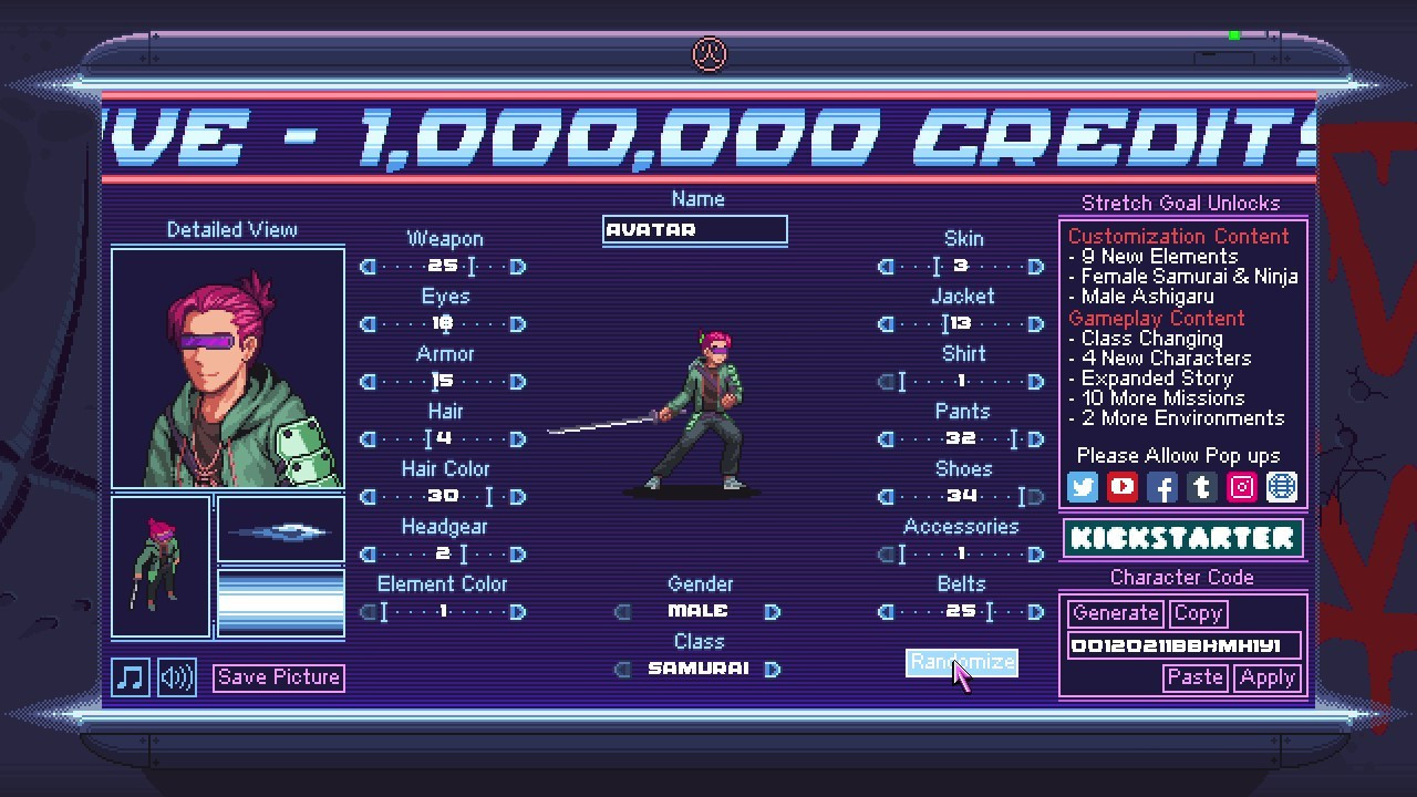 Midnight Wave Character Creator (itch) Midnight Wave Character Creator (itch)