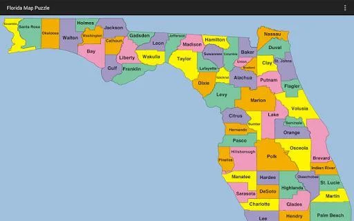 Florida Map Puzzle