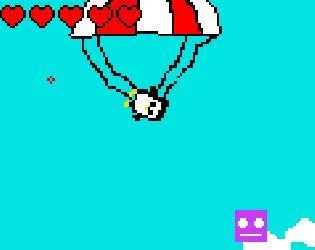 Parachute Penguin (itch)