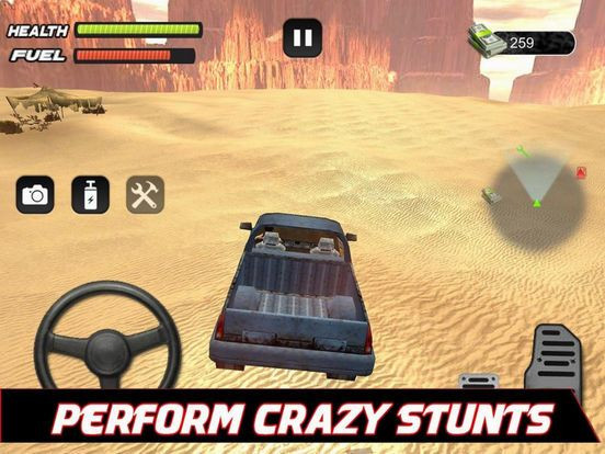 Pickup Truck Driving Desert Pickup Truck Driving Desert