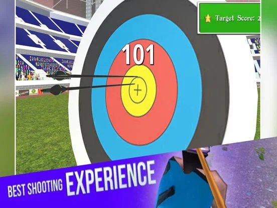 Archery Girl Shooting