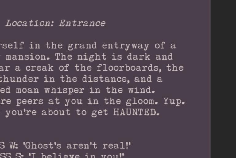 Text Adventure (itch, avvids) Text Adventure (itch, avvids)