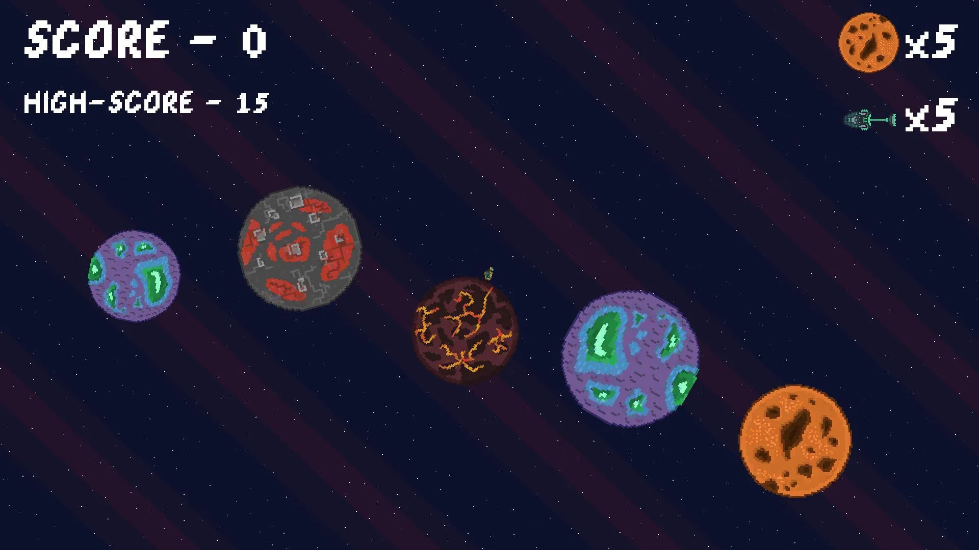Asteroid Shower Hour (itch)
