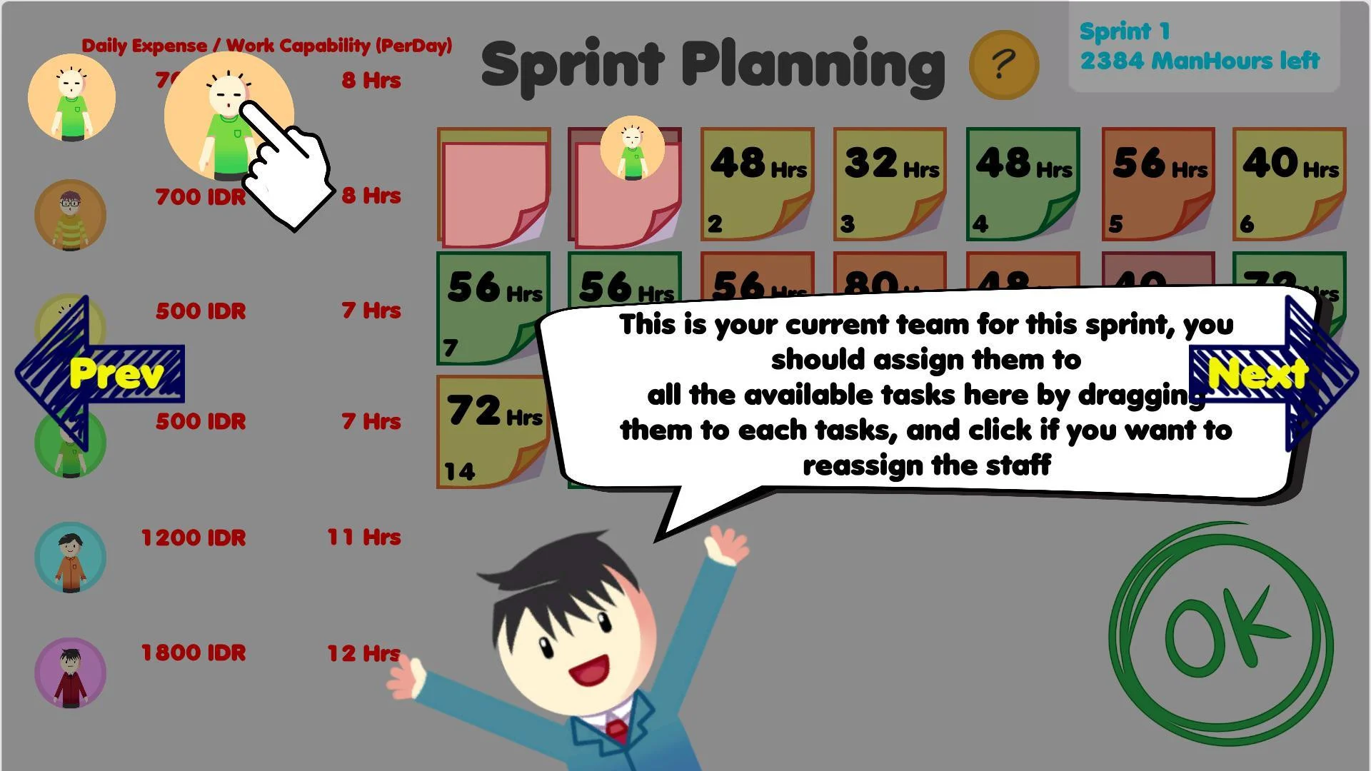 Рецензии Scrum Master (404 Team not found) (itch)