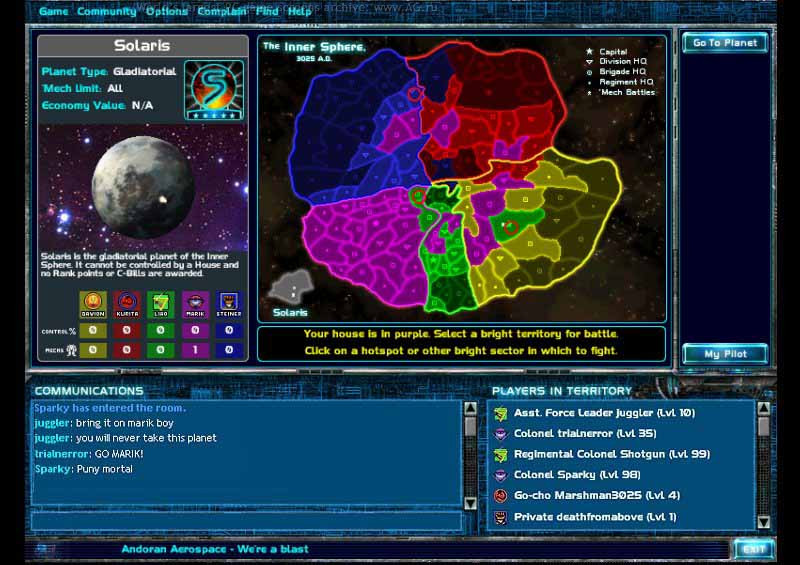 Multiplayer BattleTech: 3025 Multiplayer BattleTech: 3025