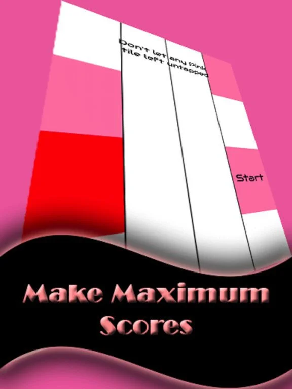 Pink Piano Tiles - Tap Tap Music Tiles Game