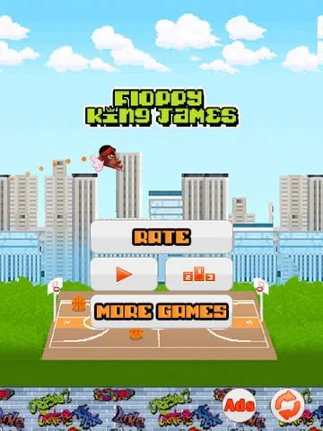 Floppy King James in: Basket-ball Chase and Impossible Hoop Bouncing Floppy King James in: Basket-ball Chase and Impossible Hoop Bouncing