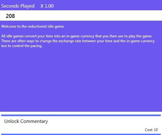 A Reductionist Idle Game (itch)